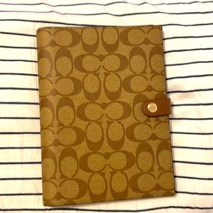 Coach Notebook In Signature Canvas